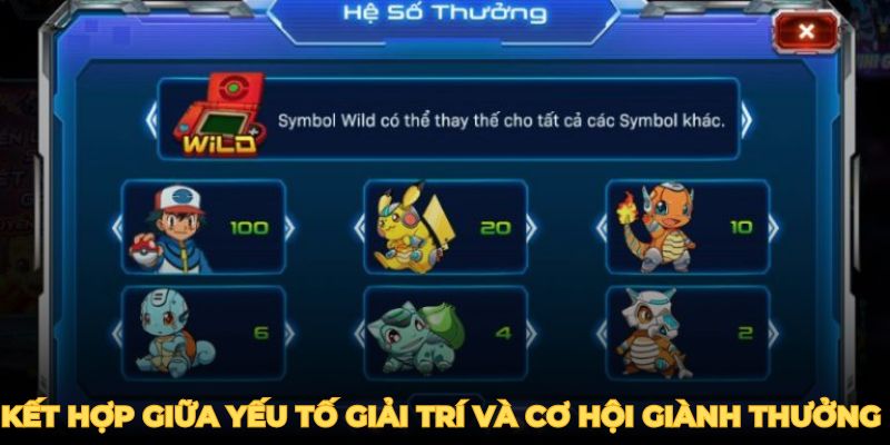 Tựa game này kết hợp giữa yếu tố giải trí và cơ hội giành thưởng lớn.